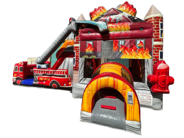 Where to Rent Fire Truck Bounce House Online